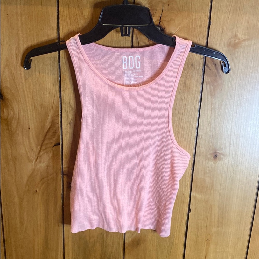 BDG Pink Crop Tank Top Sleeveless